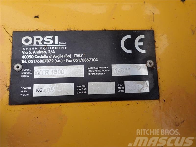 Orsi HSS-WTR 1600 m/hyrdro sideforskydning Front-bag Mowers