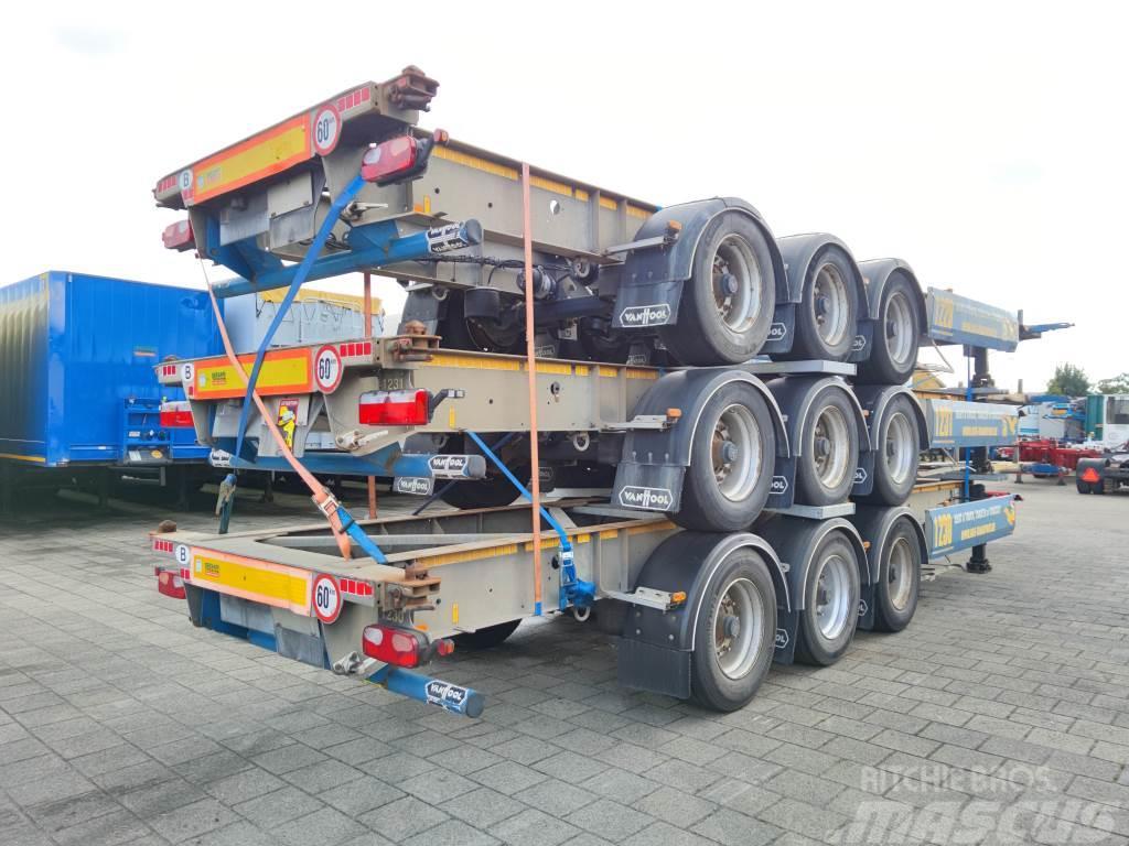 Van Hool A3C002 3 Axle ContainerChassis 40/45FT - Galvinise Containerframe semi-trailers