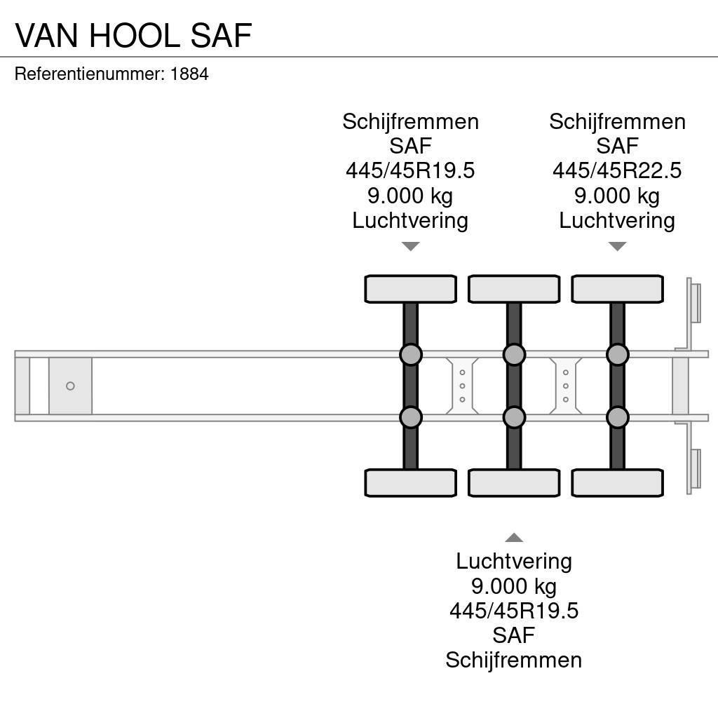 Van Hool SAF Curtainsider semi-trailers