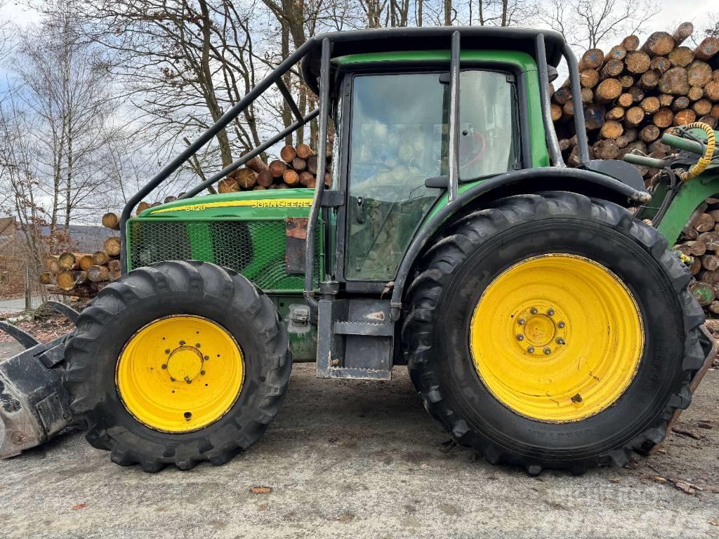 John Deere 6420 Kran Winde Schild / Fendt Ritter Deutz Forst Forestry tractors