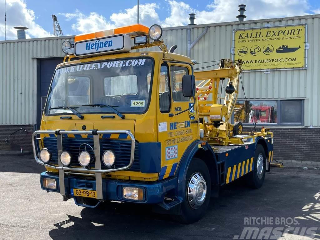 Mercedes-Benz 1419 Tow truck 3 Winch V6 Very Clean Condition Recovery vehicles