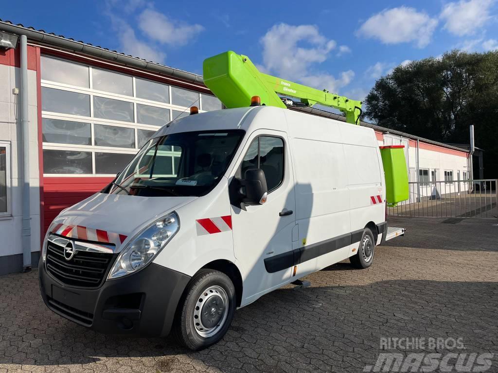 Opel Movano Hubarbeitsbühne France Elévateur 152 TPF Truck & Van mounted aerial platforms