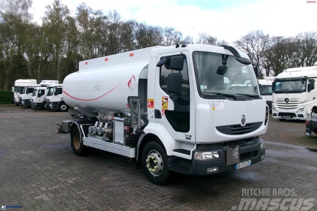 Renault Midlum 280 Dxi 4x2 fuel tank 11.3 m3 / 3 comp Tanker trucks