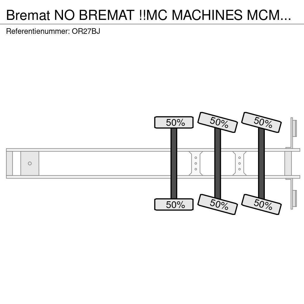  Bremat NO BREMAT !!MC MACHINES MCM-339-ST-S2!!CEME Other semi-trailers