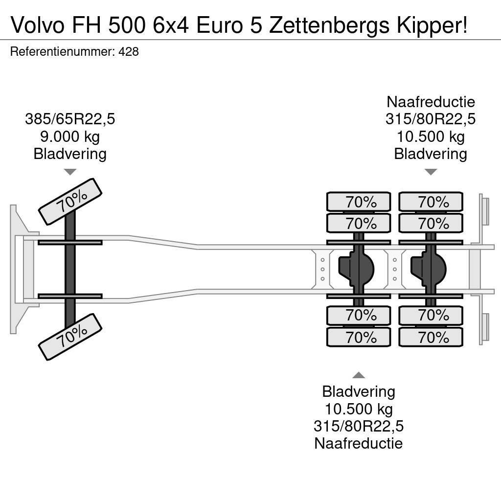 Volvo FH 500 6x4 Euro 5 Zettenbergs Kipper! Tipper trucks