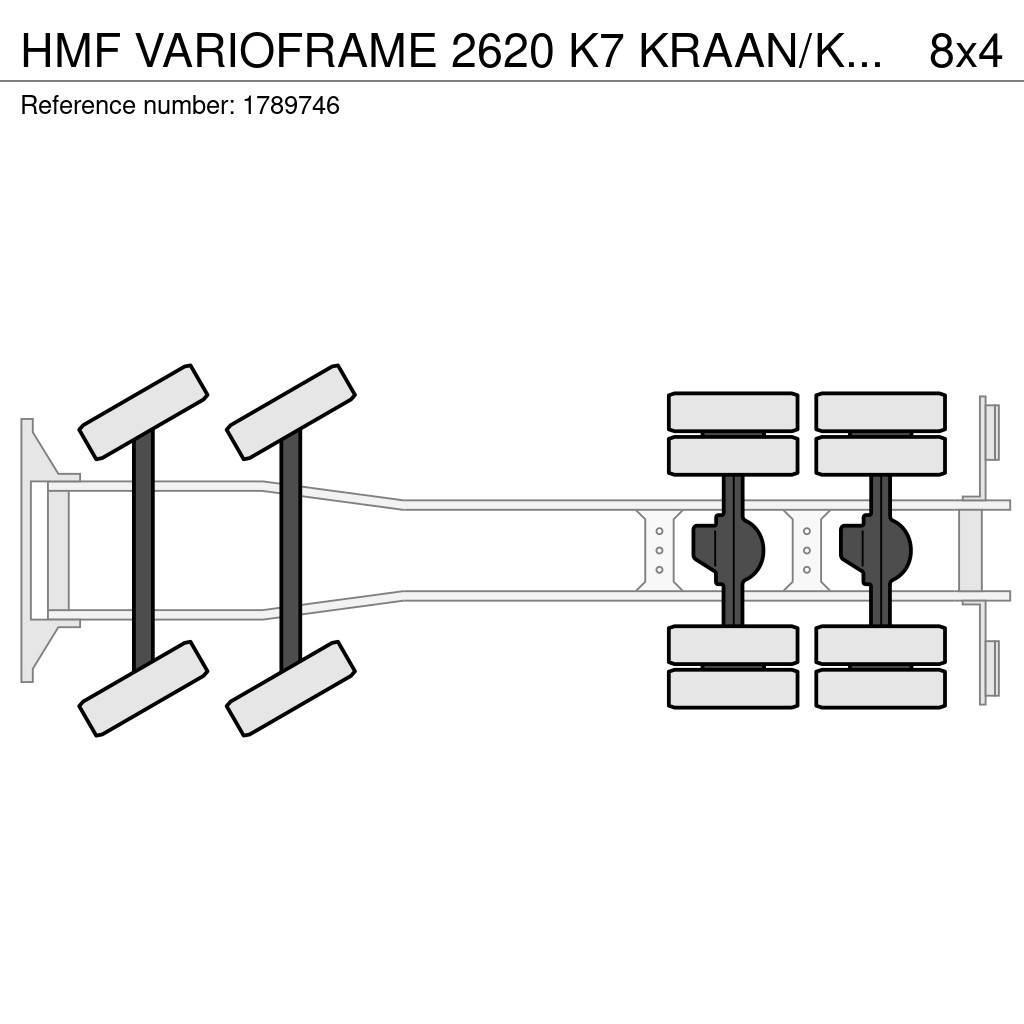 HMF VARIOFRAME 2620 K7 KRAAN/KRAN/CRANE/GRUA Crane trucks