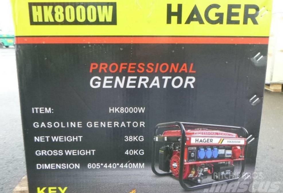  Hager HK 8000W Stromaggregat Generator Petrol Generators