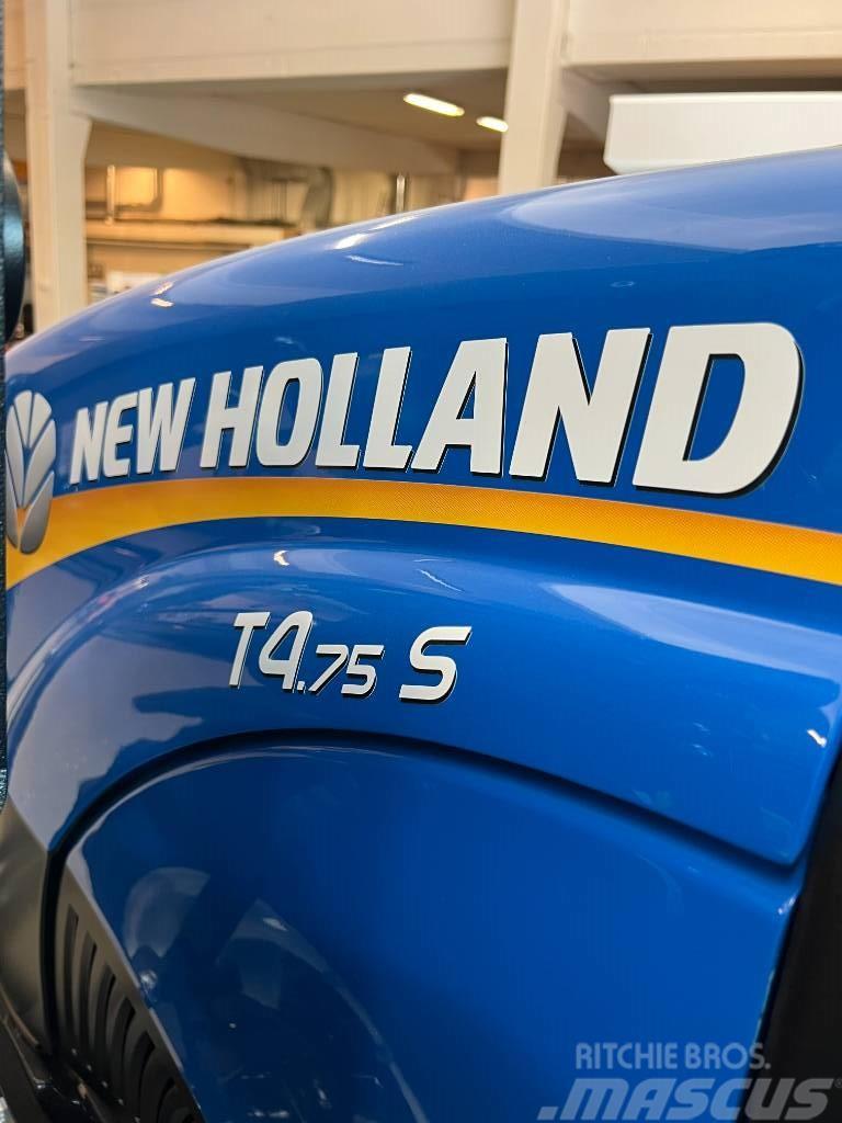 New Holland T4.75 S, Quicke X2S lastare omg.lev! Tractors