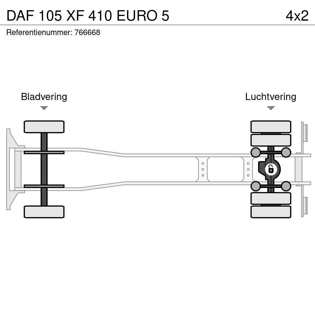 DAF 105 XF 410 EURO 5 Flatbed / Dropside trucks