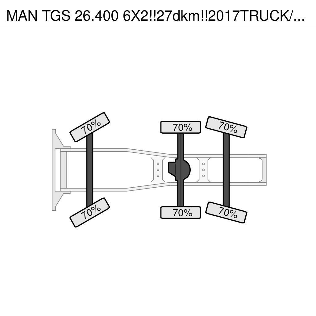 MAN TGS 26.400 6X2!!27dkm!!2017TRUCK/TRACTOR HEAD/FASS Tractor Units