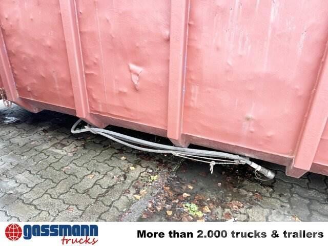  Andere Abrollcontainer mit Kran, HMF 1144 K1 TS, 2 Special containers