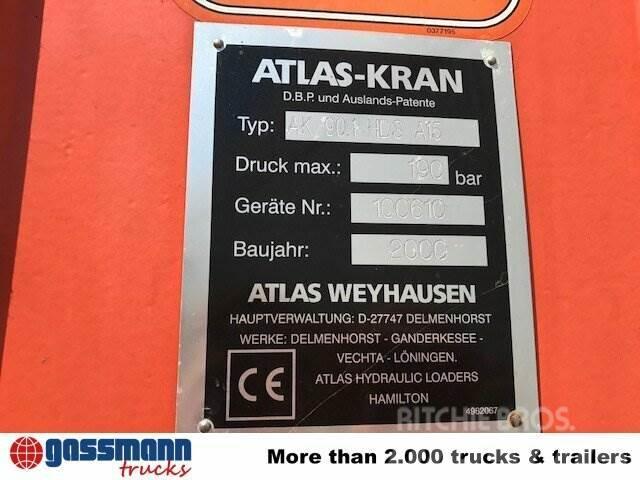Atlas AK 90.1 HDS A15, Funk, 20x VORHANDEN! Crane trucks