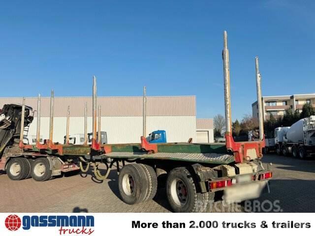 Glogger GSV 34, Lenk-/Liftachse, ausziehbar 10,75m-14,35m Timber semi-trailers