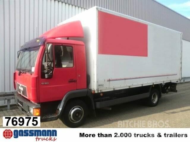 MAN L35 10.163 4x2 eFH./NSW/Radio/Dachspoiler Box body trucks