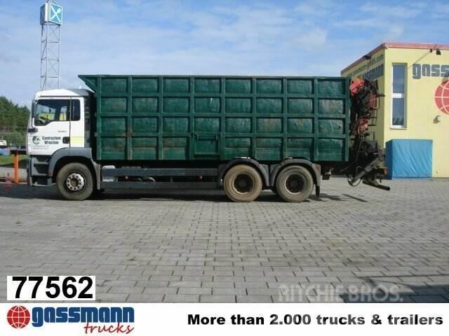 MAN TGA 26.413 BB 6x4 mit Heckkran Jonsered 1020 Timber trucks