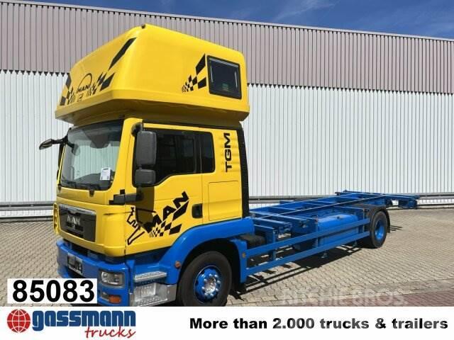 MAN TGM 15.290 4X2 LL, EEV, Topsleeper Container Frame trucks