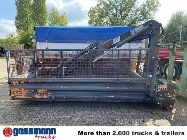 Meiller Abrollcontainer mit Kran Hiab 071 AW B3, ca. 10m³ Special containers