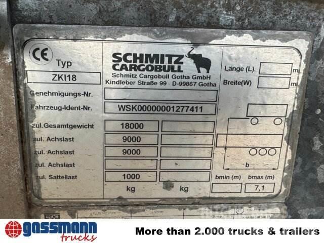Schmitz ZKI 18-4.9, Stahlbordwände ca. 10m³, Rahmen Tipper trailers