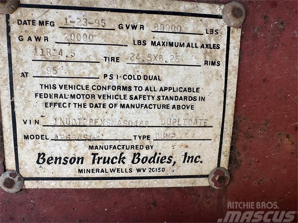 Benson A2654S1 Tipper trailers