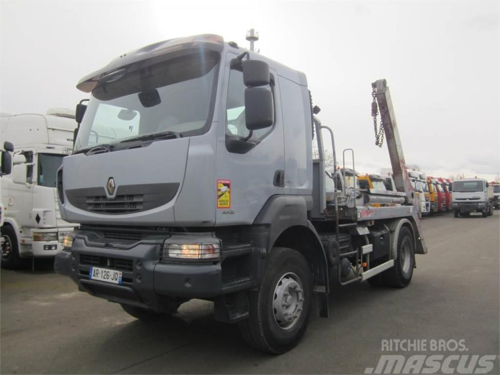 Renault Kerax 460 DXI Skip loader trucks