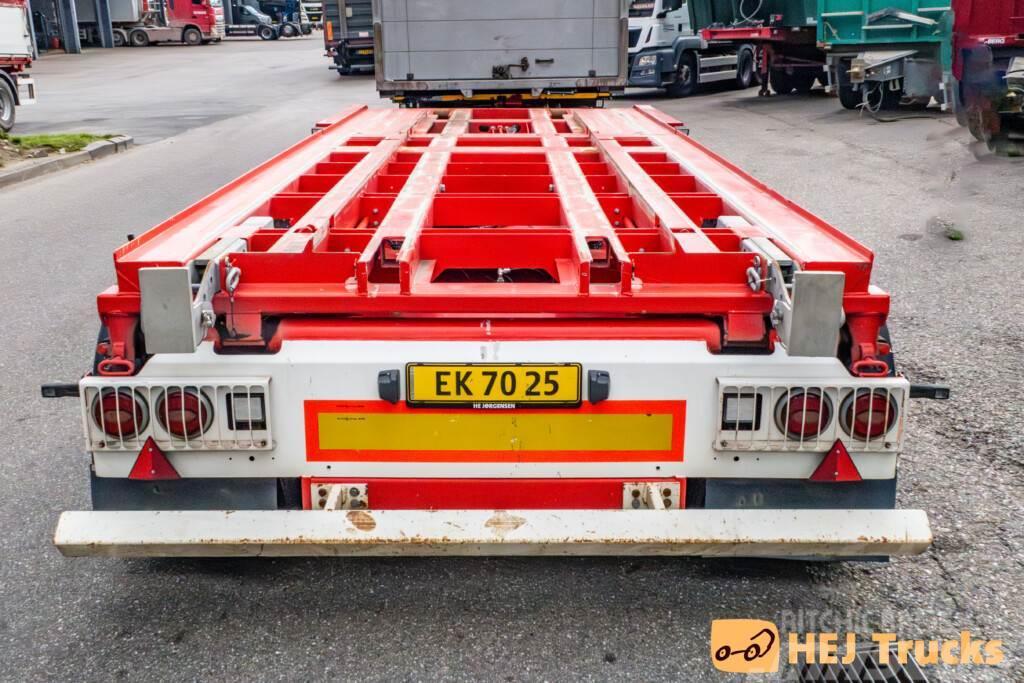Kel-Berg 3 Aks. Container Anhænger Containerframe trailers