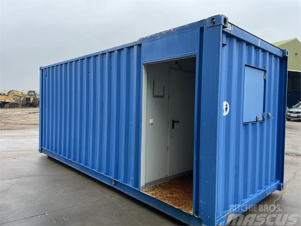  20FT container, isoleret med svalegang. Storage containers