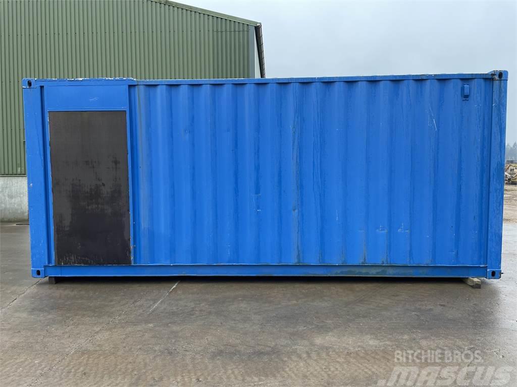  20FT container, isoleret med svalegang. Storage containers