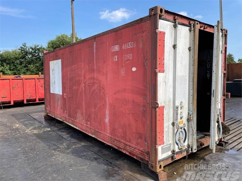  20FT container, lukket, til dyrehold eller lign. Storage containers