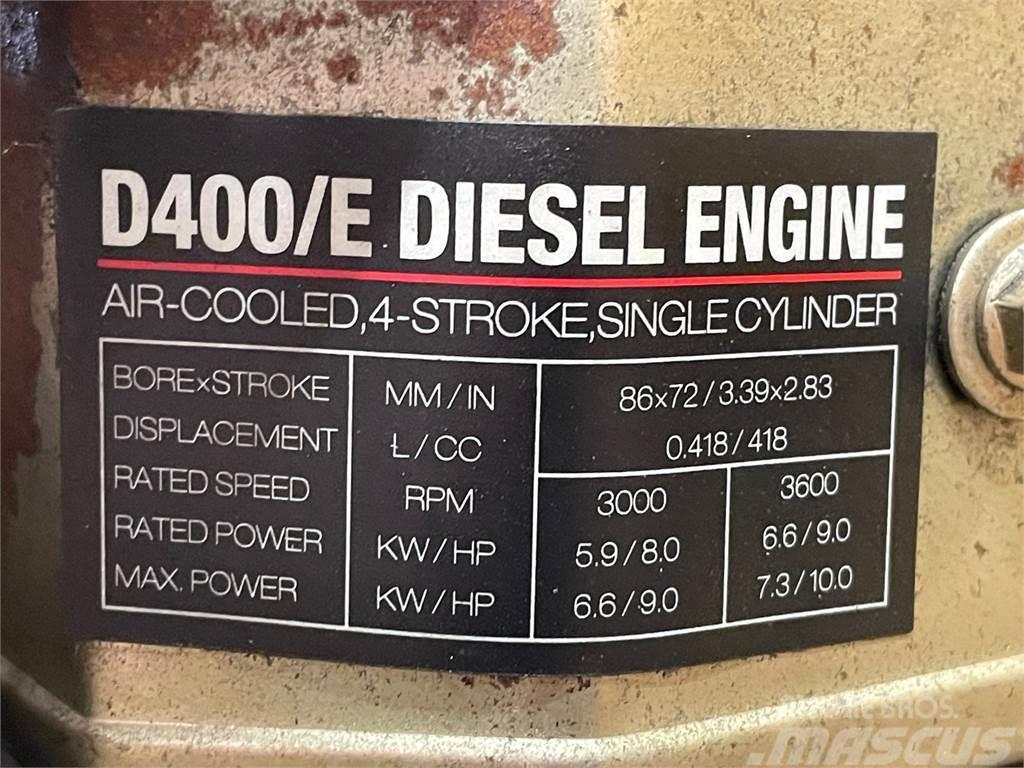  Diesel engine D400/E - 1 cyl. Engines
