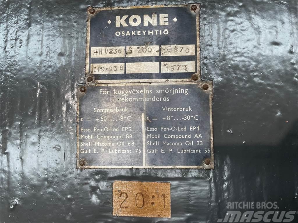 Kone Type HHV236 gear - 20:1 Transmission