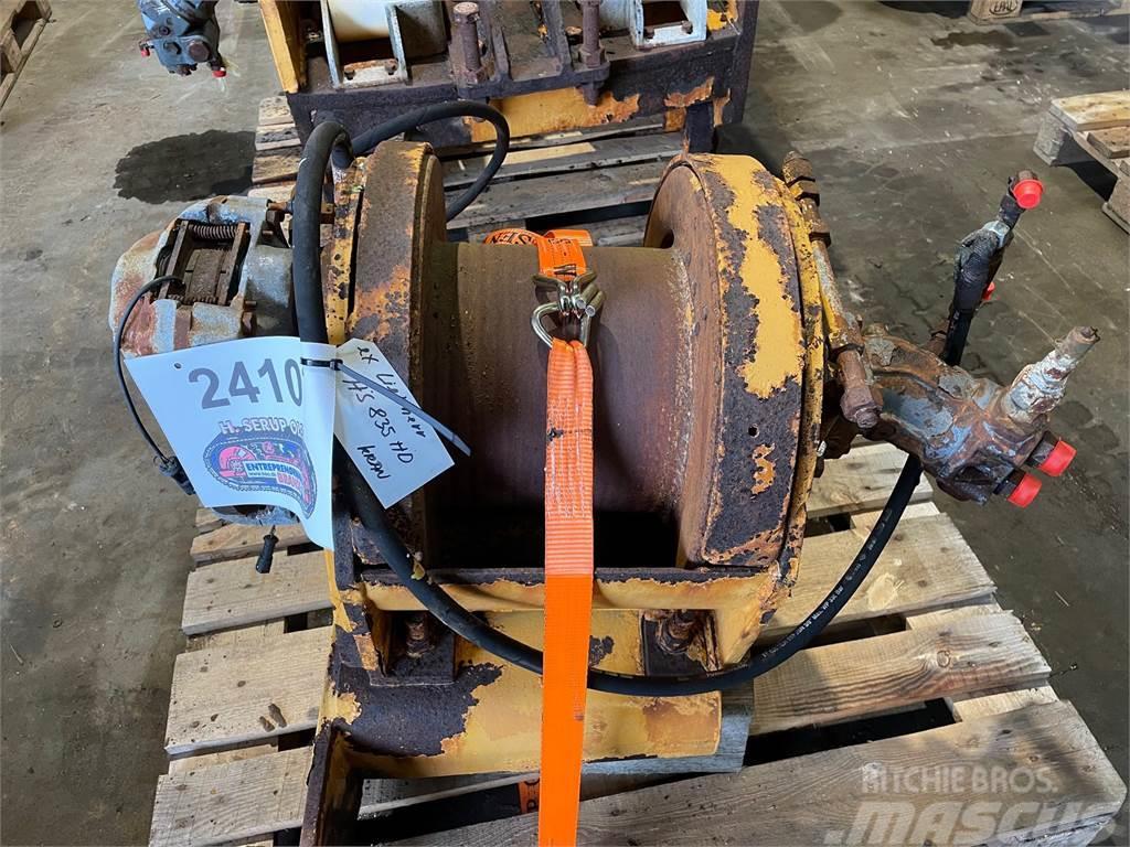  Spil, hydraulisk - ca. 5 ton - ex. Liebherr HS835H Hoists, winches and material elevators