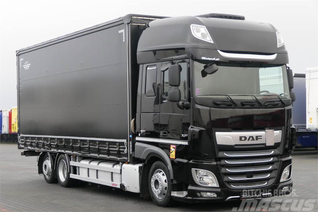 DAF XF 480 / 60 M3 / 7,75 M / WECON / I-PARK COOL / 20 Curtainsider trucks