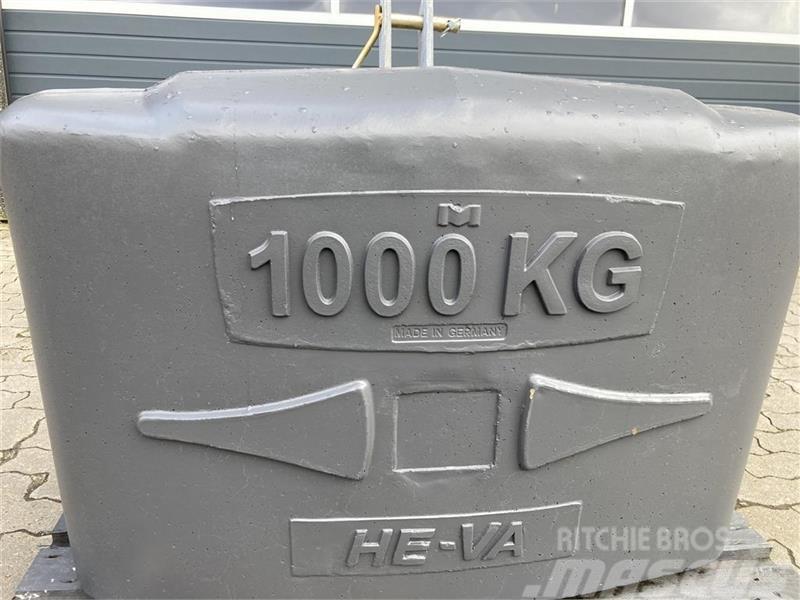 He-Va 800 kg og 1000 kg Front loader accessories