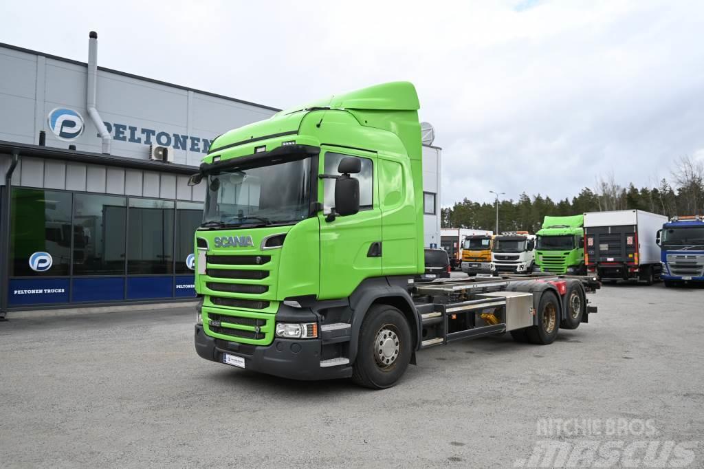 Scania R520 6x2 Euro 6 Container Frame trucks