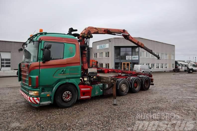 Scania R 164G Cable lift demountable trucks