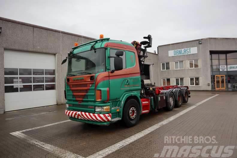 Scania R 164G Cable lift demountable trucks