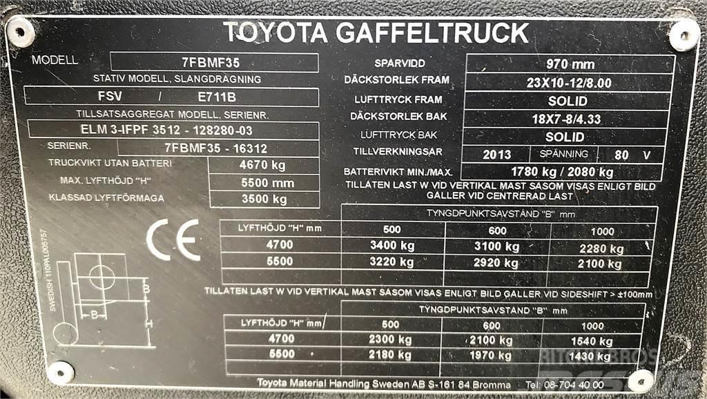 Toyota 7BMF35 Forklift trucks - others