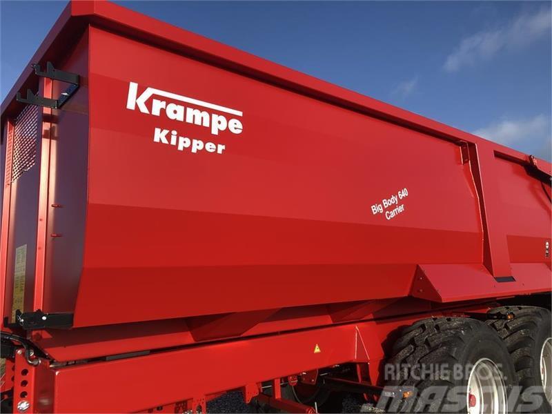 Krampe Big Body 640 Evt. Med 80 cm overbygning Tipper trailers
