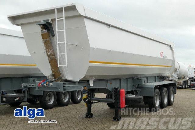  alga,42m³, Stahl, 3-Achser, große Achsen, 5 Stk. Tipper semi-trailers