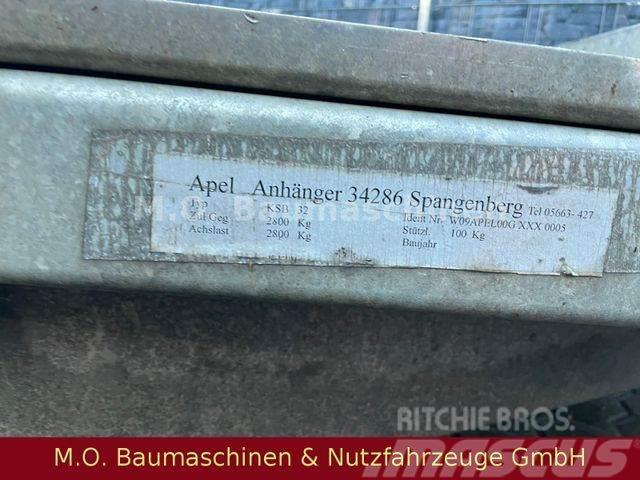  Apel Spangenberg KSB 32 / 2.380 Kg / Tüv 2023 / Low loaders