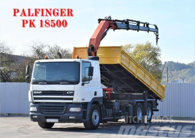 DAF CF 85.430 KIPPER 6,40 m+ KRAN /FUNK *6x4 Tipper trucks