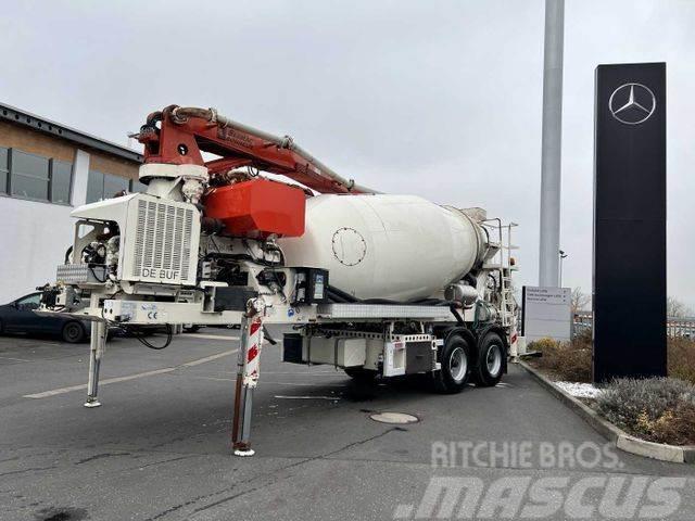  De Buf Beton-Mischer 9m³/Sermac 28m Betonpumpe Concrete trucks