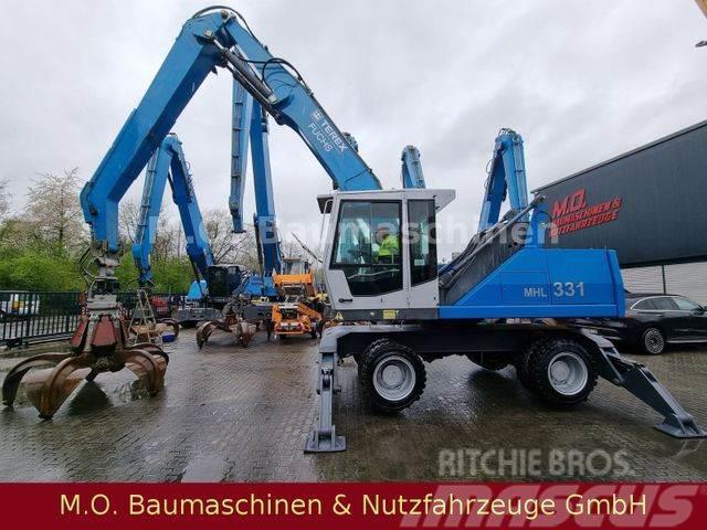Fuchs MHL 331 / ZSA / AC / Hochfahrbare Kabine /Magnet Wheeled excavators