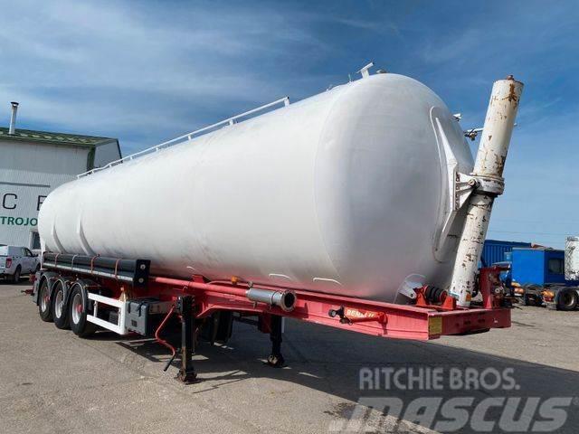 General Trailer silo kipper tank 60m3 for water vin 057 Tanker semi-trailers