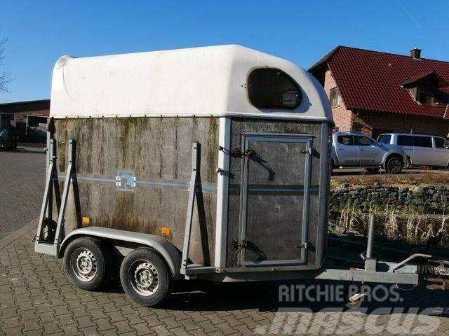  Holz Poly 2 Pferde Animal transport trailers