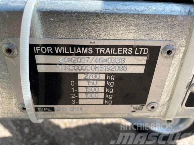 Ifor Williams 2Hb GH27, NEW NOT REGISTRED,machine transport086 Low loaders