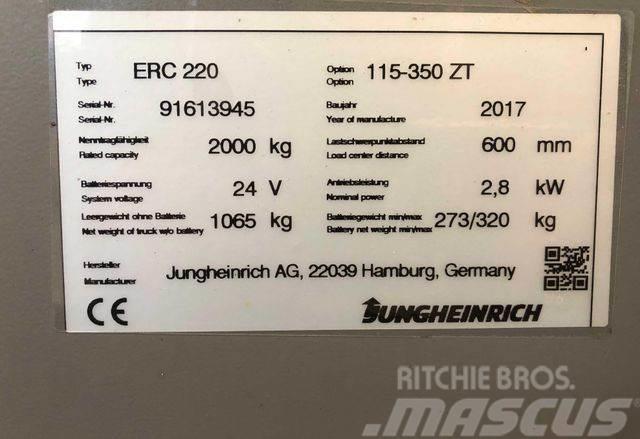 Jungheinrich ERC 220 - 3500MM HUB - 2000KG - 2357STD. High lift order picker