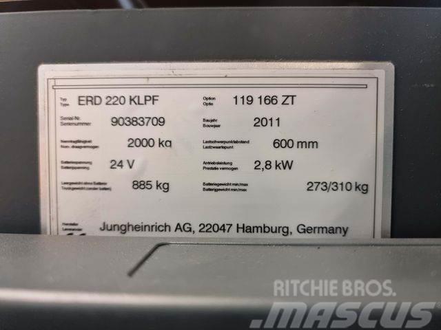 Jungheinrich ERD 220 - 1660MM HUB - 2000KG - INITIAL High lift order picker