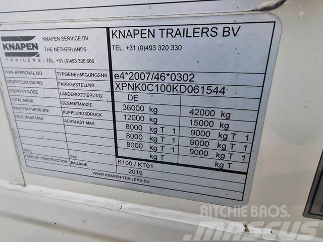 Knapen Walkingfloor 92m3 Floor 10 mm 2019 year Box body semi-trailers