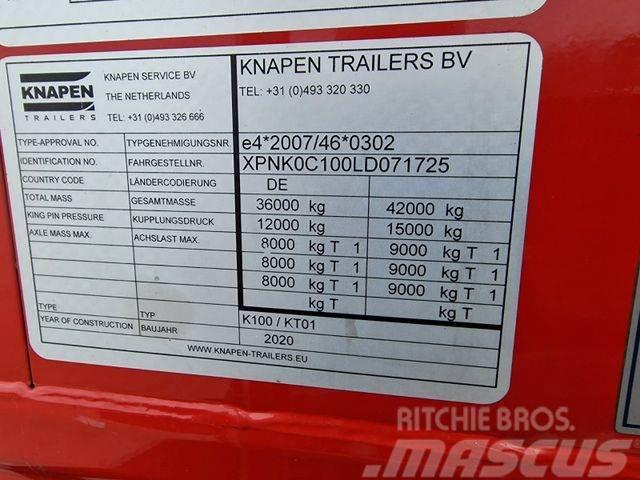 Knapen Walkingfloor 92m3 Floor 10 mm 2020 year Box body semi-trailers